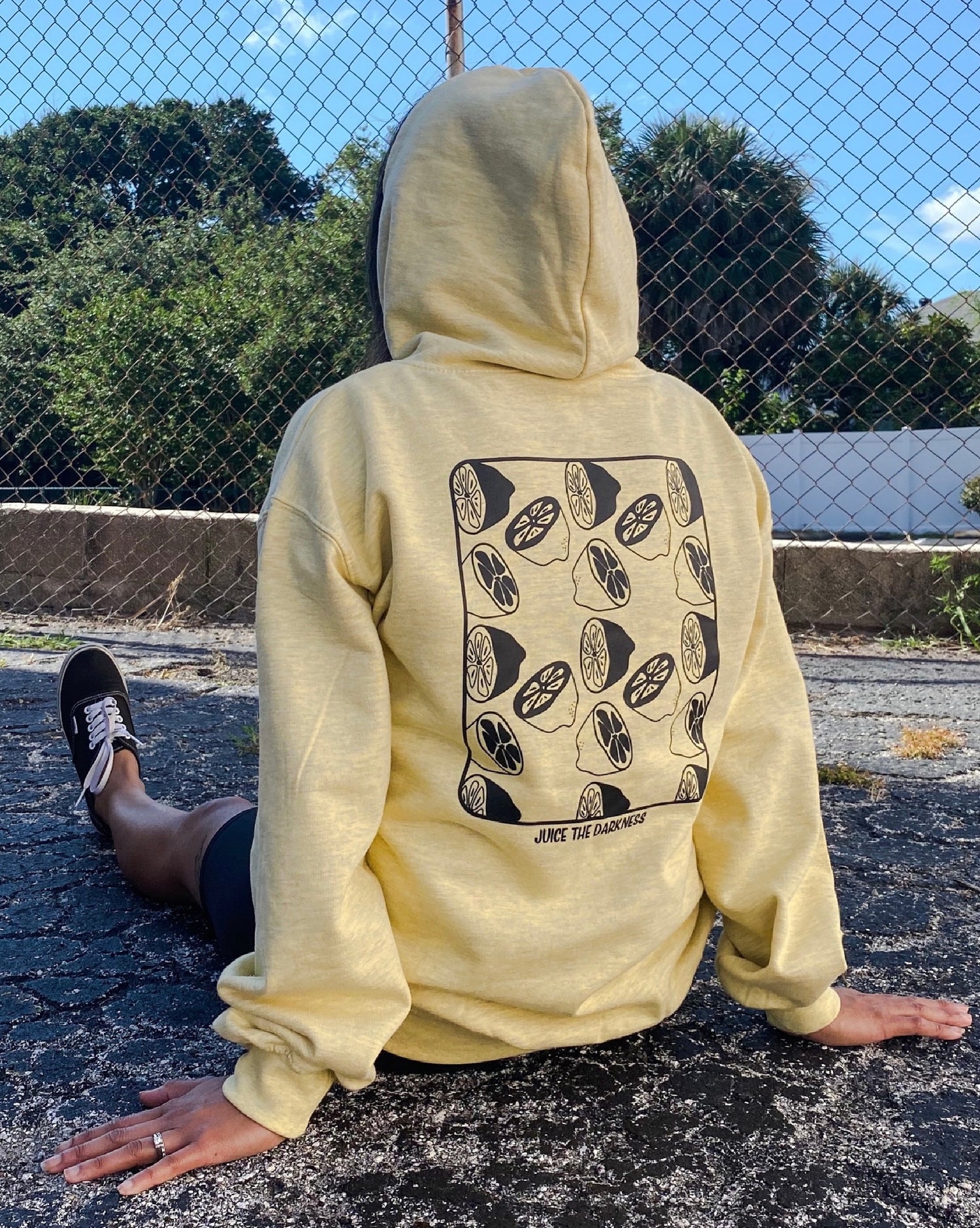 Juice wrld shop yellow hoodie