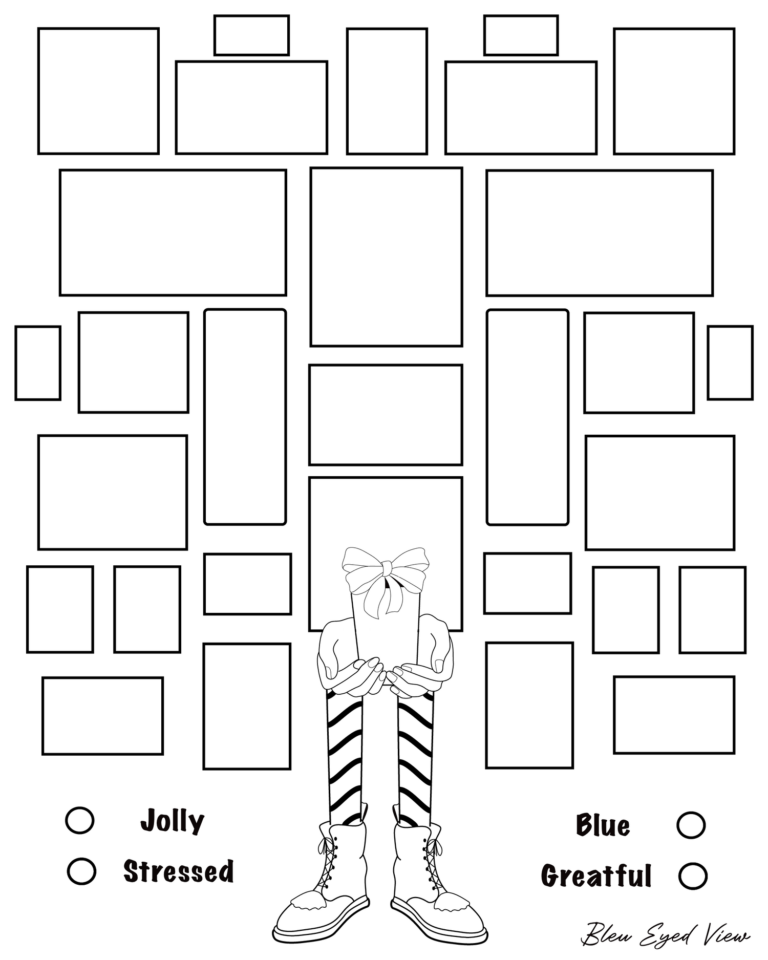 Present mood Tracker. Bleu Eyed View. Mood Tracker. Download. digital Download. Present. Present Tracker. Mood. Color me. Printable. Growth