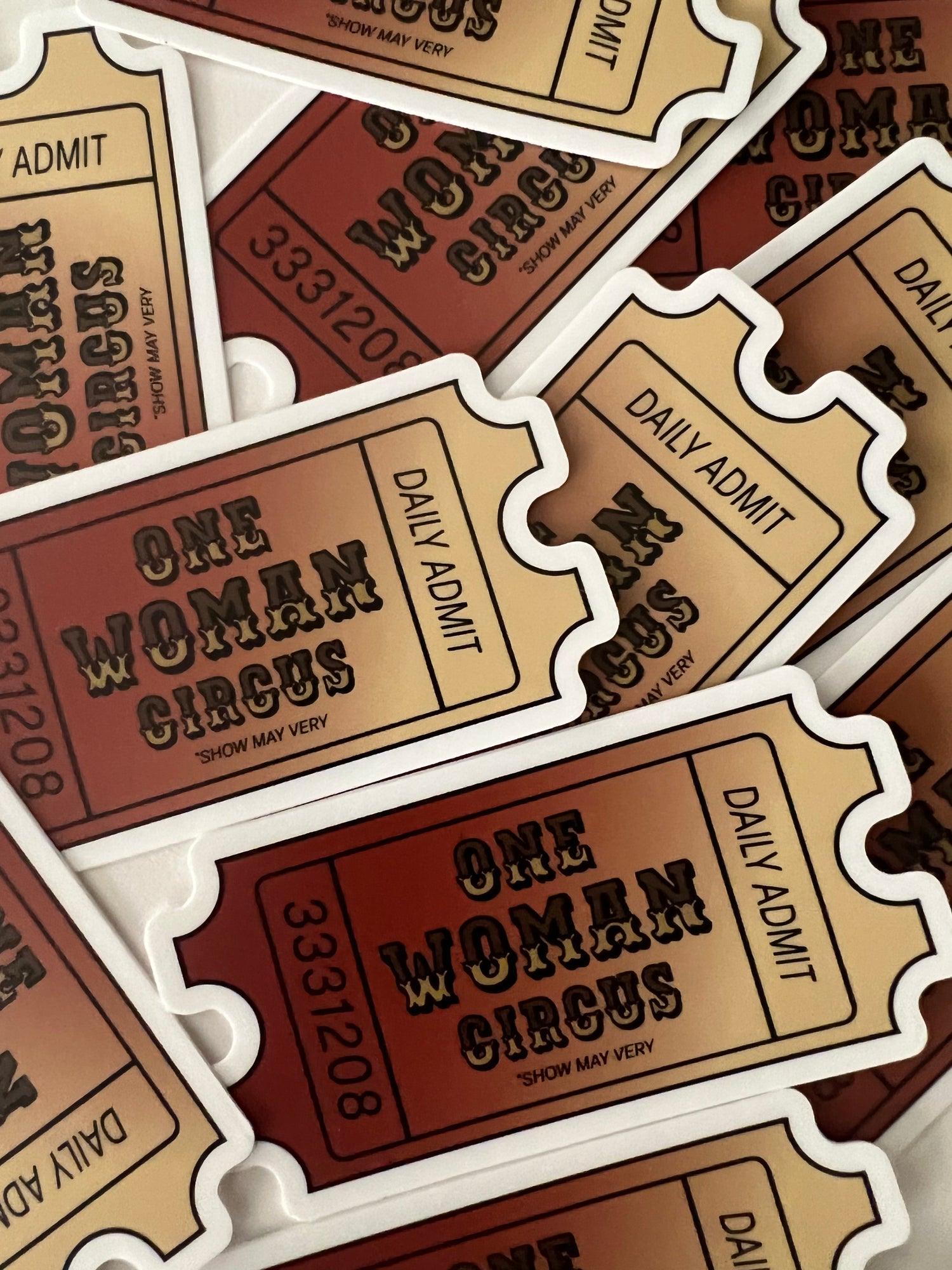 One Woman Circus Sticker